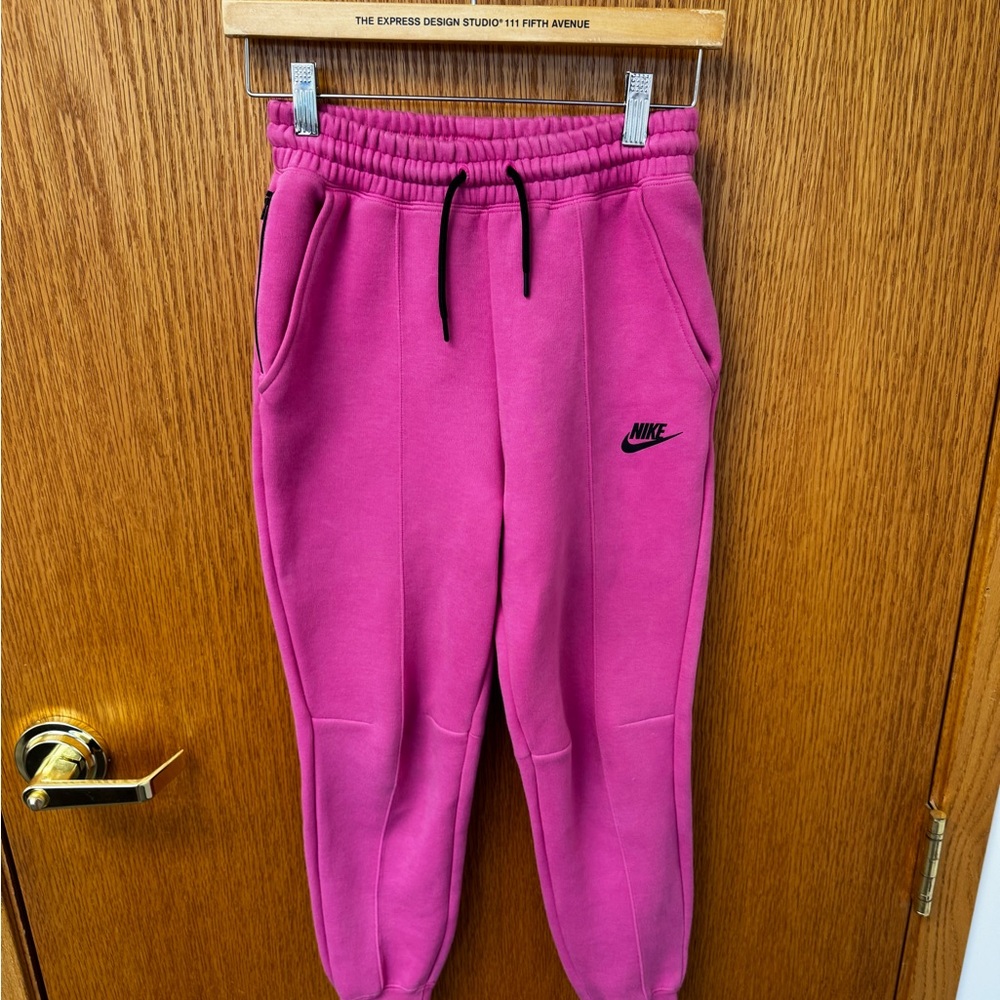 Nike Tech Big Kids Pink Jogger Pants